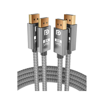 BestWhoop 8K 60Hz DisplayPort DP 1.4 Cable [2 in 1 Pack]